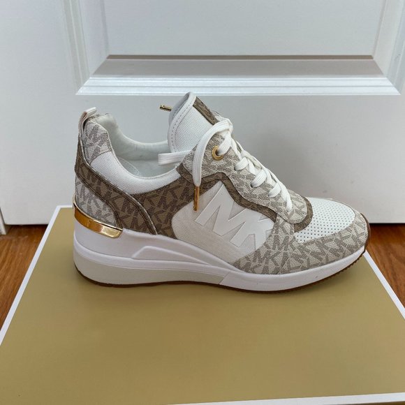 Crista Mixed-Media Trainer from Michael Kors - Picture 2 of 9